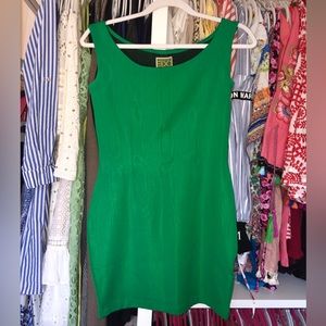 Vintage Esprit 80s Green Clubbing Dress
